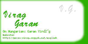 virag garan business card